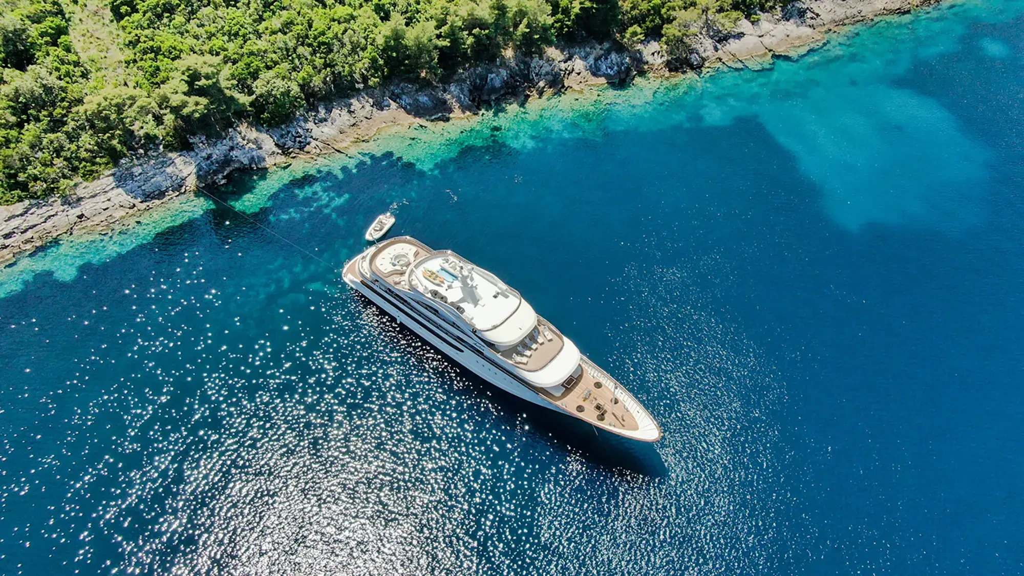 Custom Line Anthea Yacht in Adriatic sea